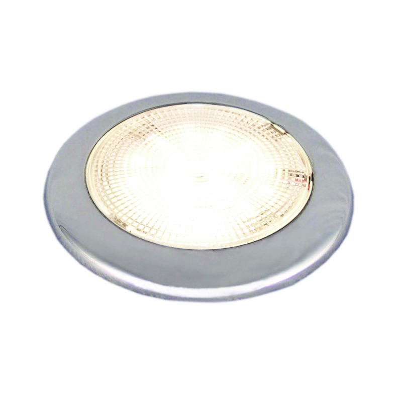 Faretti e Plafoniere a Led PLAFONIERA INOX 28 LED AAA (acq.min. unità) - immagine 3