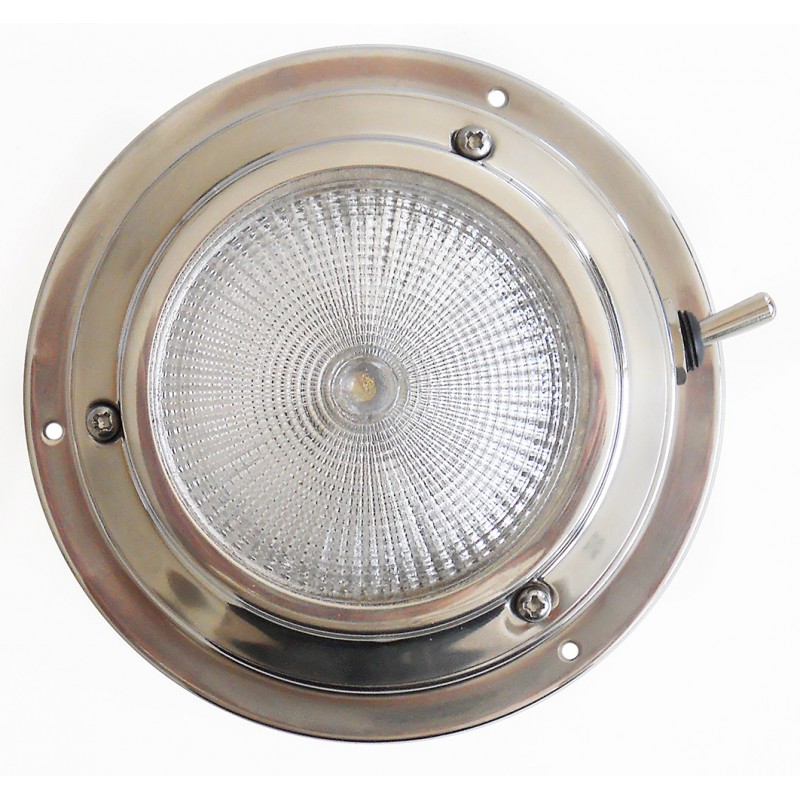 Faretti e Plafoniere Tradizionali PLAFONIERA INOX Ø MM.140 x 40h 12V (acq.min. unità)