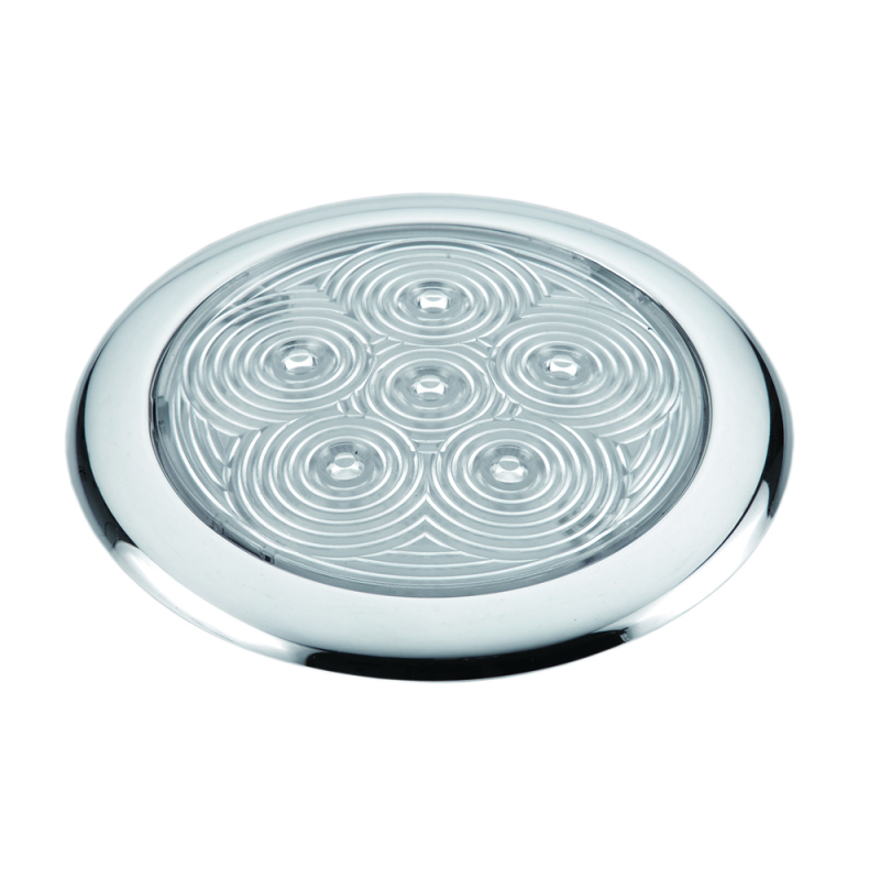 Faretti e Plafoniere a Led PLAFONIERA INOX A 6 LED ØMM.110x11h AAA (acq.min. unità)