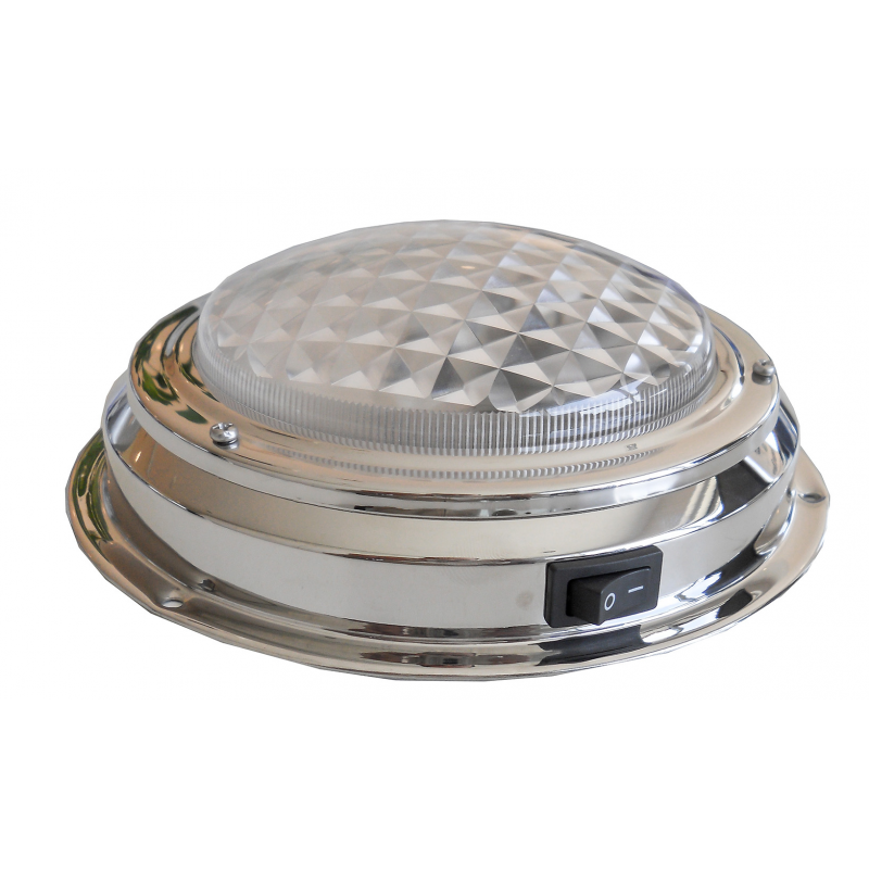 Faretti e Plafoniere Tradizionali PLAFONIERA INOX Ø MM.168 x 46H 12V AAA (acq.min. unità) - immagine 2