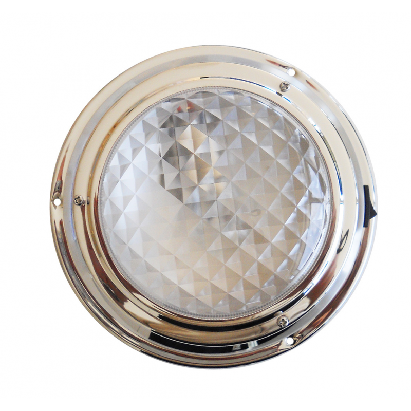 Faretti e Plafoniere Tradizionali PLAFONIERA INOX Ø MM.168 x 46H 12V AAA (acq.min. unità)