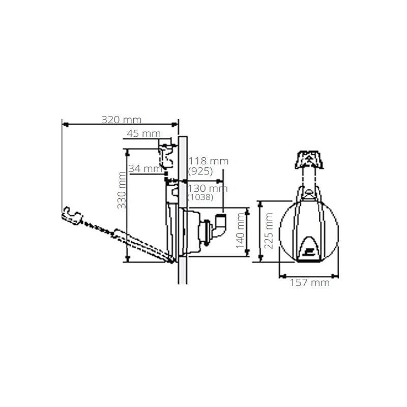 Pompe Manuali POMPA A MANO MOD.925 NO BY-PASS Plastimo (acq.min. unità) - immagine 2