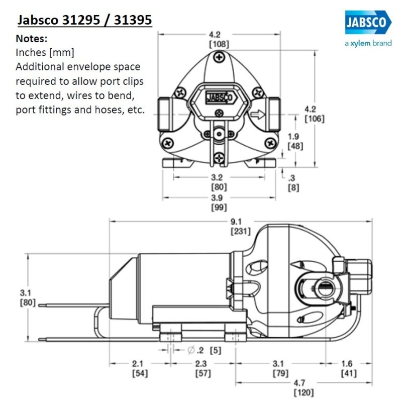Pompe, Autoclavi Jabsco, Flojet PAR MAX 2 12V 35PSI Jabsco (acq.min. unità) - immagine 2