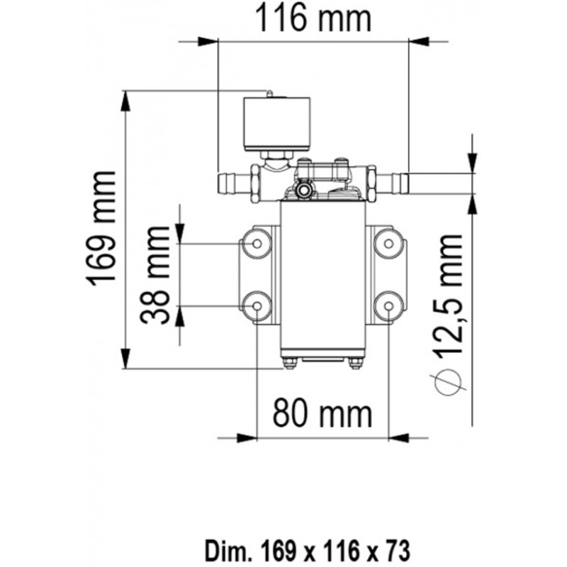 Pompe Marco POMPA UP2/E 12 V. Marco (acq.min. unità) - immagine 2
