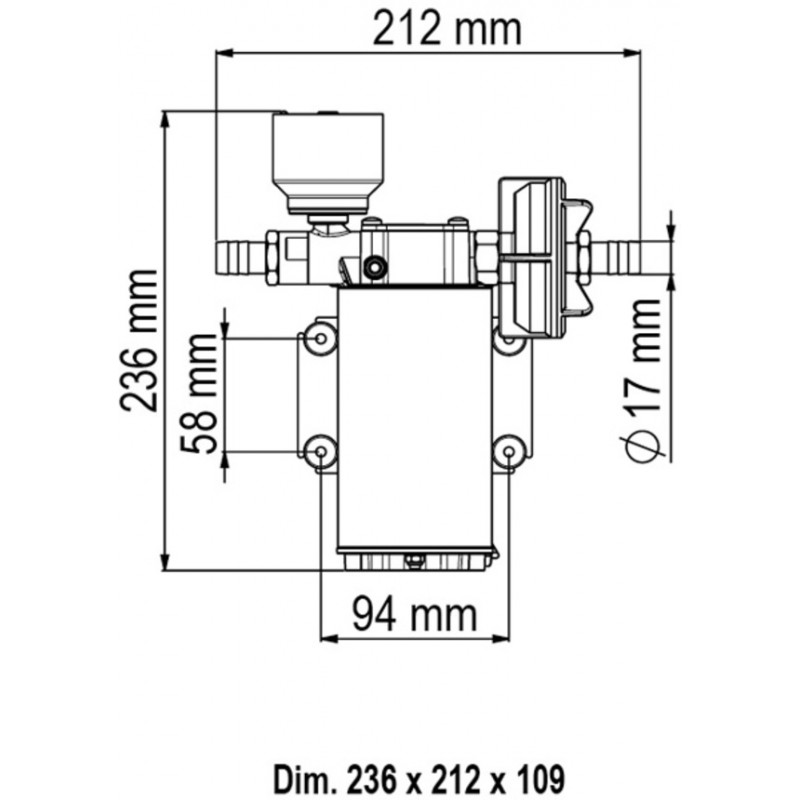 Pompe Marco POMPA UP6/E 12/24 V. Marco (acq.min. unità) - immagine 2
