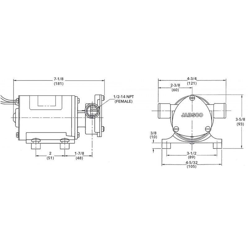 Pompe, Autoclavi Jabsco, Flojet BALLAST PUMP 12V 18220-1127 Jabsco (acq.min. unità) - immagine 2