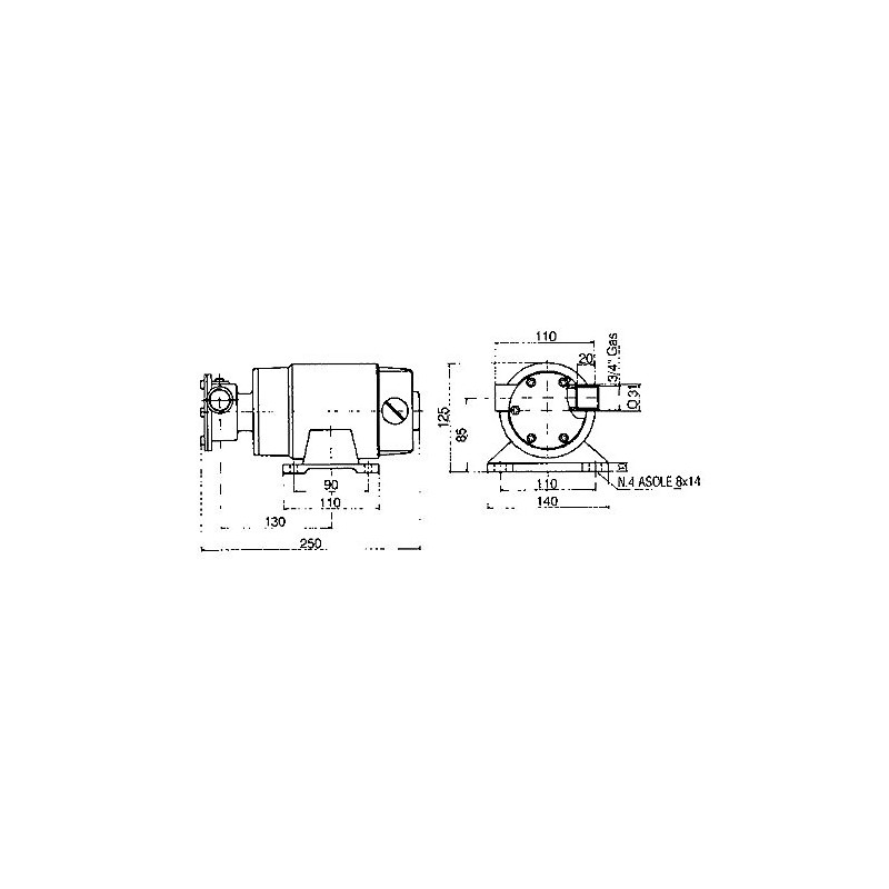 Pompe, Autoclavi Ancor POMPA EP60 24V. Ancor (acq.min. unità)