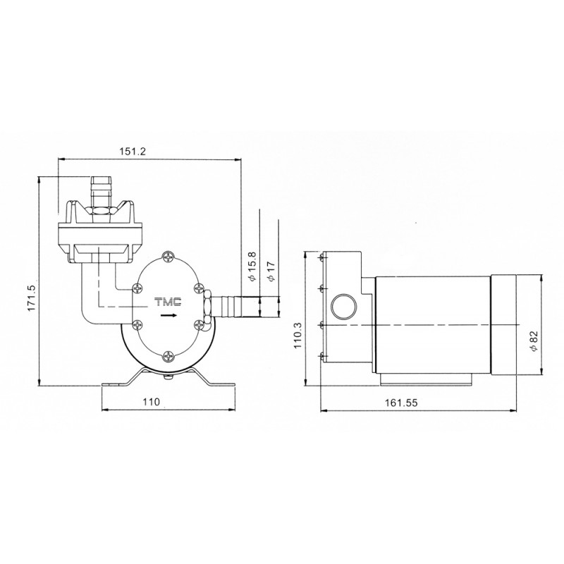 Pompe Tmc POMPA INGRANAGGI 12 V. (acq.min. unità) - immagine 2