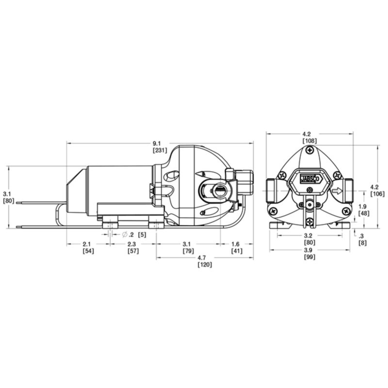 Pompe, Autoclavi Jabsco, Flojet HOTSHOT 3 12V 50PSI Jabsco (acq.min. unità) - immagine 2