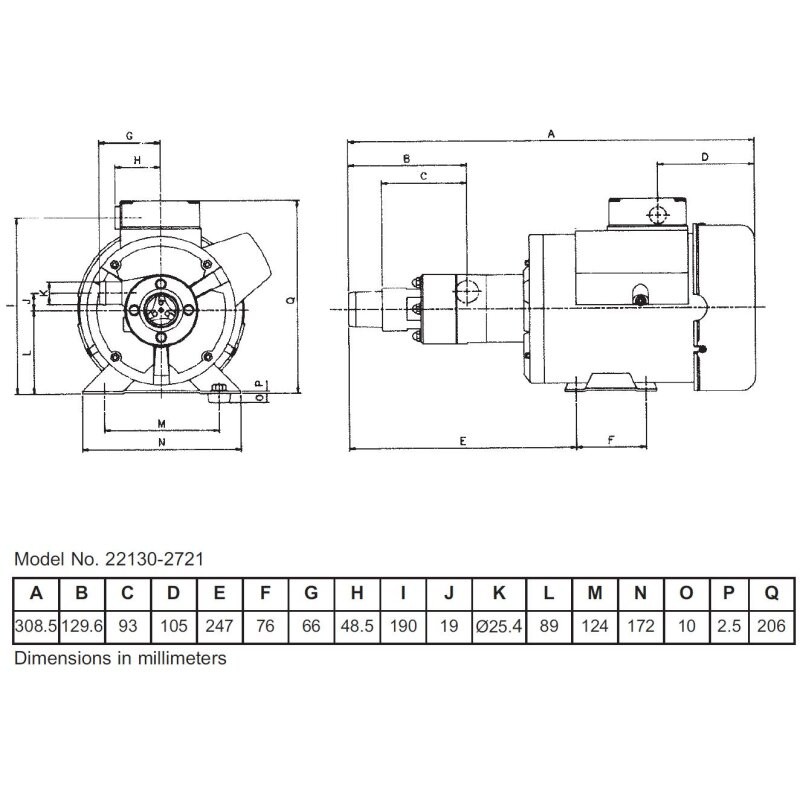 Maceratori, Depuratori MACERATORE 110/220V 50/60HZ Jabsco (acq.min. unità) - immagine 2