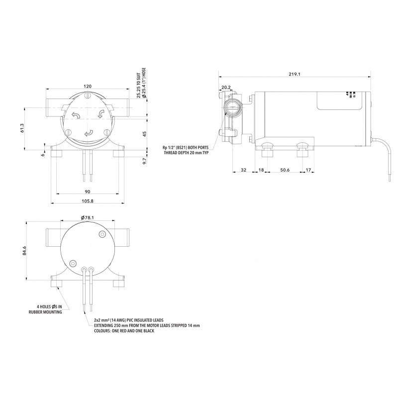 Pompe, Autoclavi Jabsco, Flojet MAXI PUPPY 3000 12V 23610-3003 Jabsco (acq.min. unità) - immagine 2