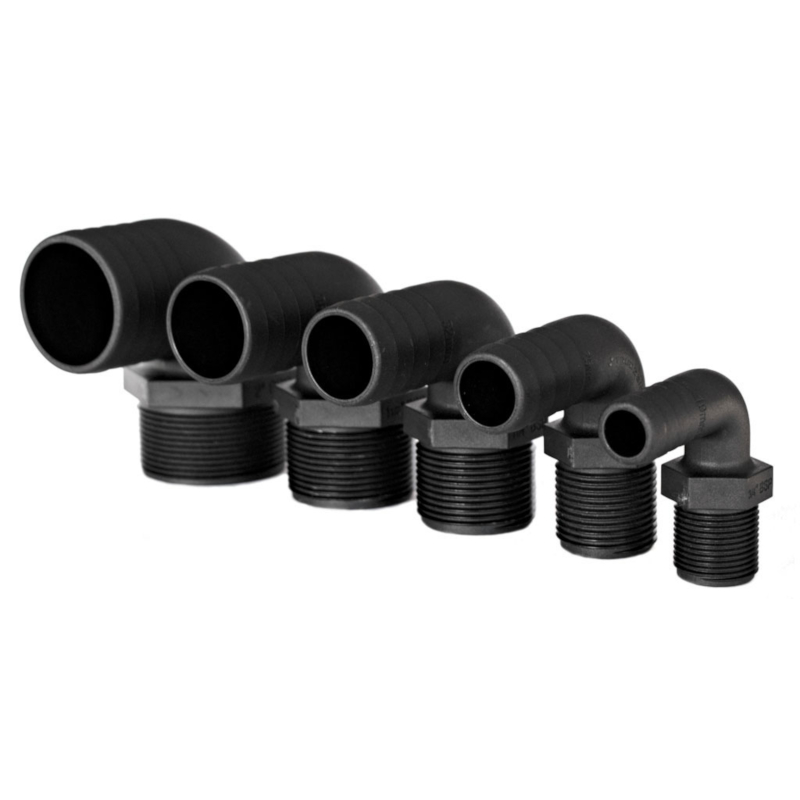 Portagomma PORTAGOMMA NERO 90° FILETT 1/2 13MM Trudesign (acq.min. unità)