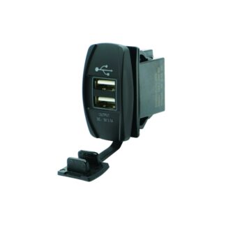 Prese e Spine PRESA DI CORRENTE CON DOPPIA USB (acq.min. unità)