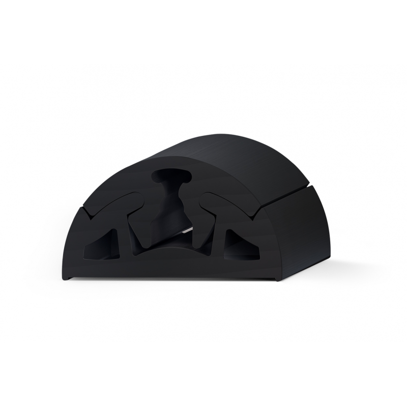 Profili Radial, Bino, Bumper PROFILO BINO 40 NERO MT.2 Tessilmare (acq.min. unità)