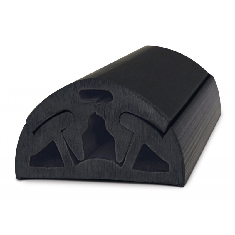 Profili Radial, Bino, Bumper PROFILO BINO 90 NERO MT.2 Tessilmare (acq.min. unità)