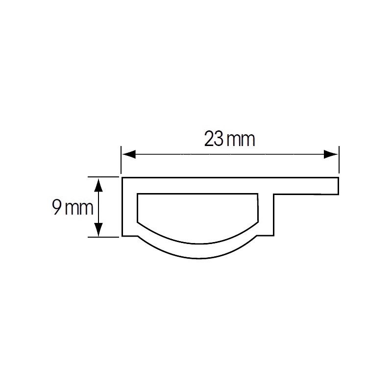 Faretti e Plafoniere a Led PROFILO LED MODELLO D Plastimo (acq.min. unità) - immagine 2
