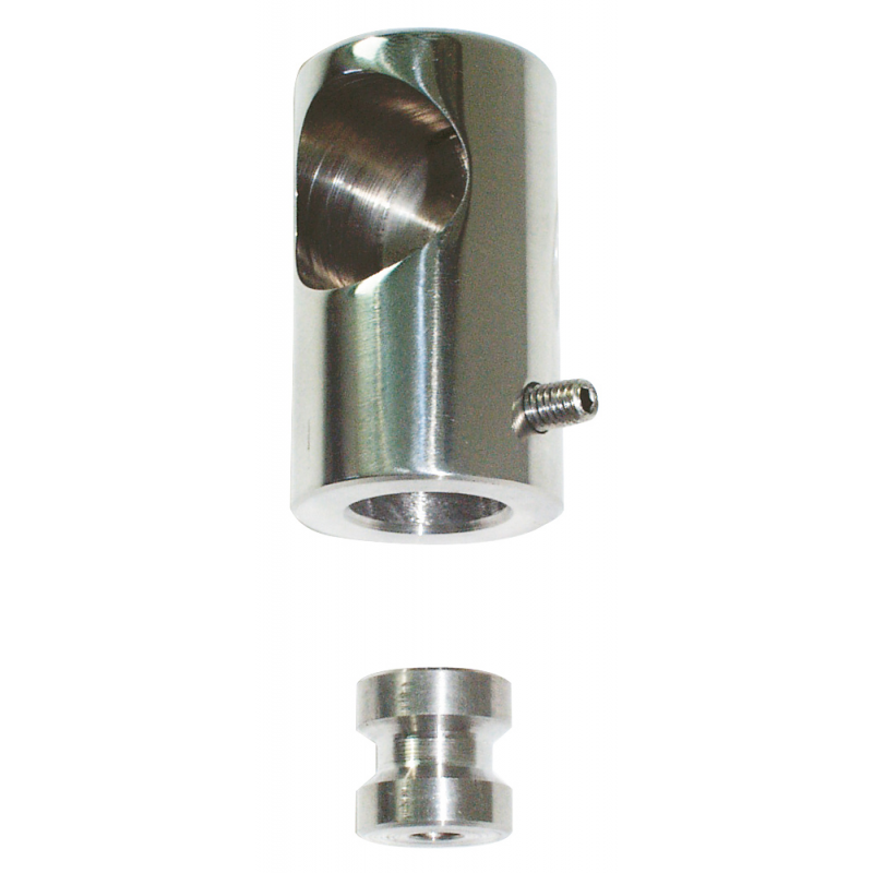 Raccordi in Acciaio Microfuso TERMINALE INOX Ø MM.25 Destro (acq.min. unità)