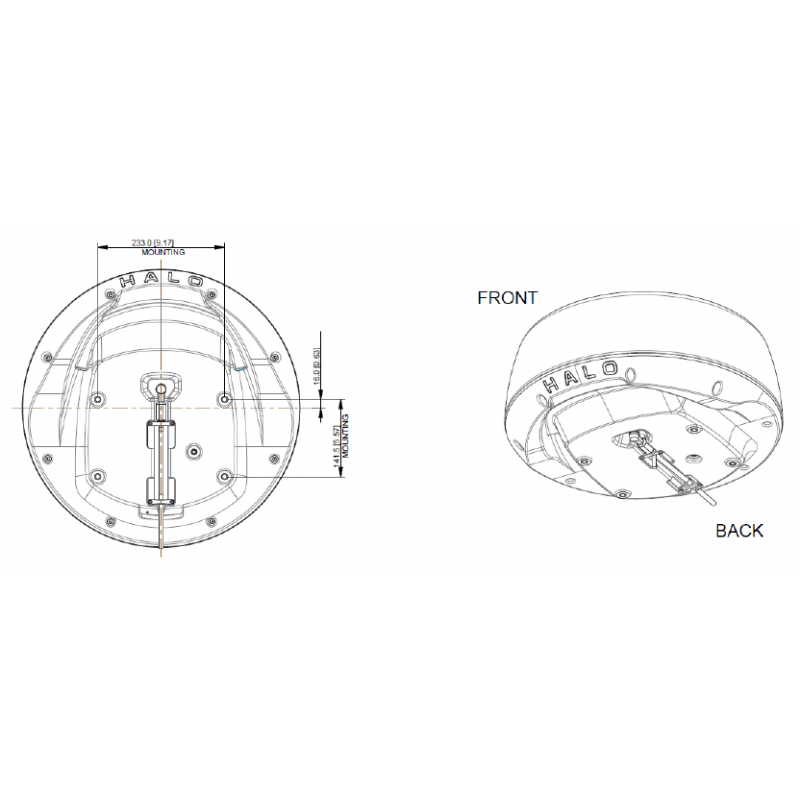 Strumentazione Simrad RADAR HALO 20 Simrad (acq.min. unità) - immagine 3