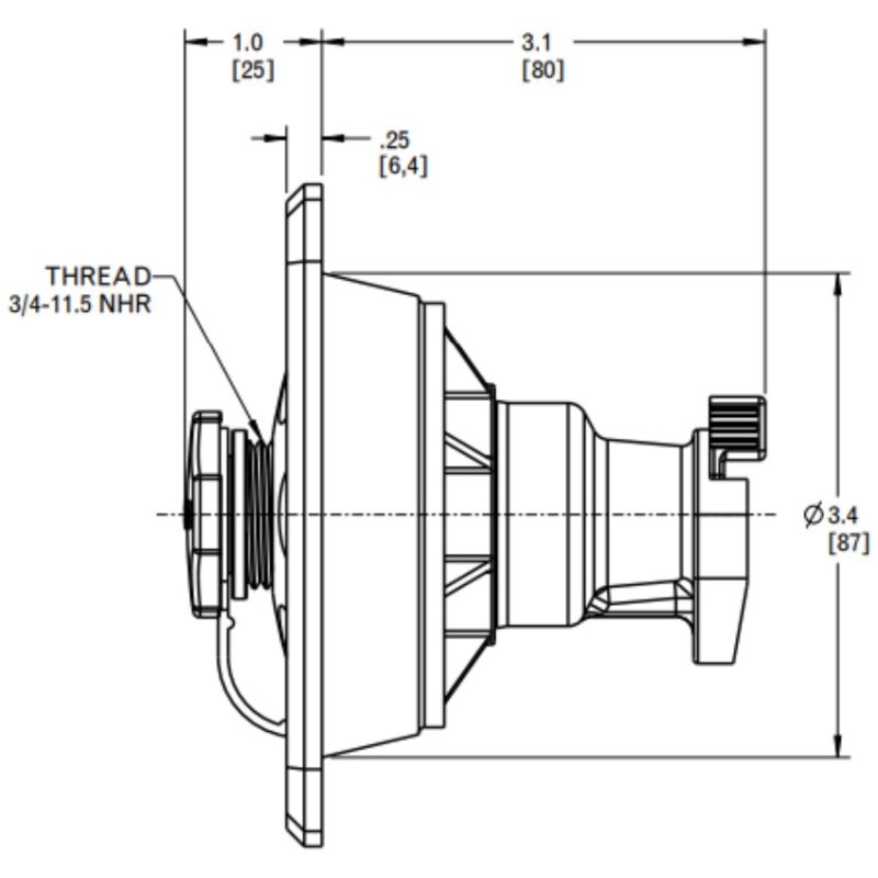 Accessori per Pompe REGOLATORE PRESS. BIANCO 44412-1045 Jabsco (acq.min. unità) - immagine 3