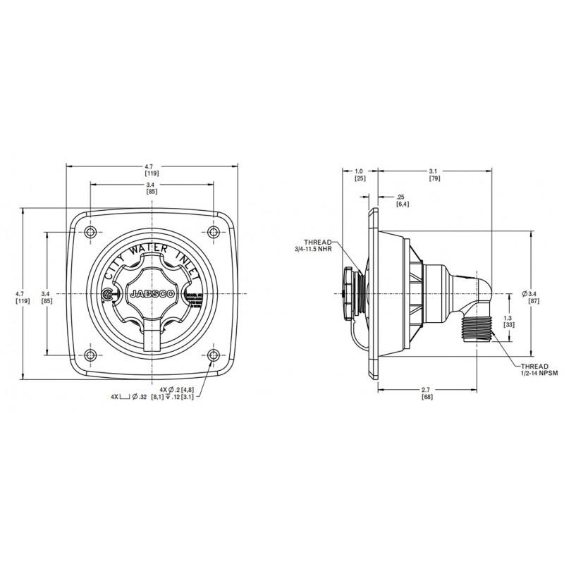 Accessori per Pompe REGOLATORE DI PRESSIONE 44411-1045 Jabsco (acq.min. unità) - immagine 3