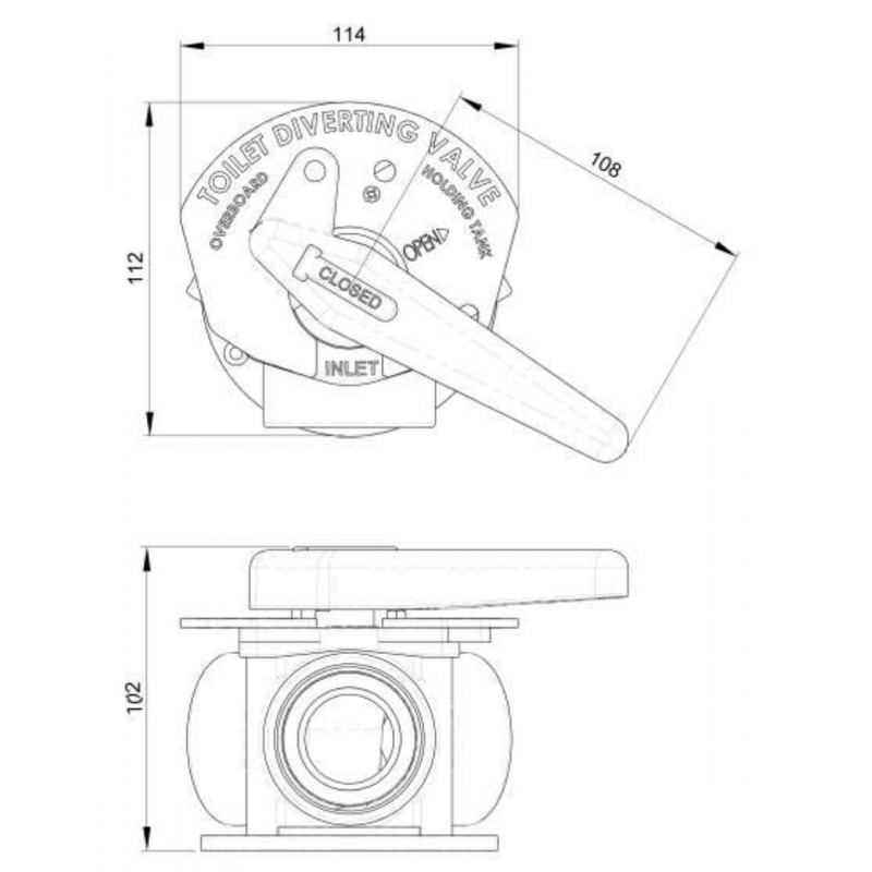 Valvole RUBINETTO MANUALE A 3 VIE AQUAVALVE Trudesign (acq.min. unità) - immagine 2