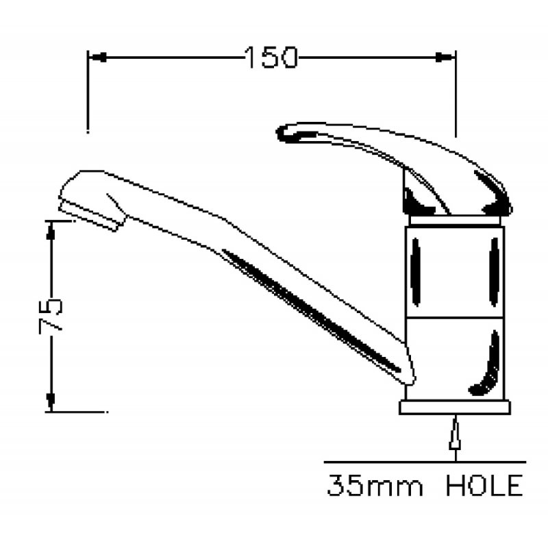 Rubinetti RUBINETTO MISCELATORE LAVABO ELETTROGAS ARAVON (acq.min. unità) - immagine 2