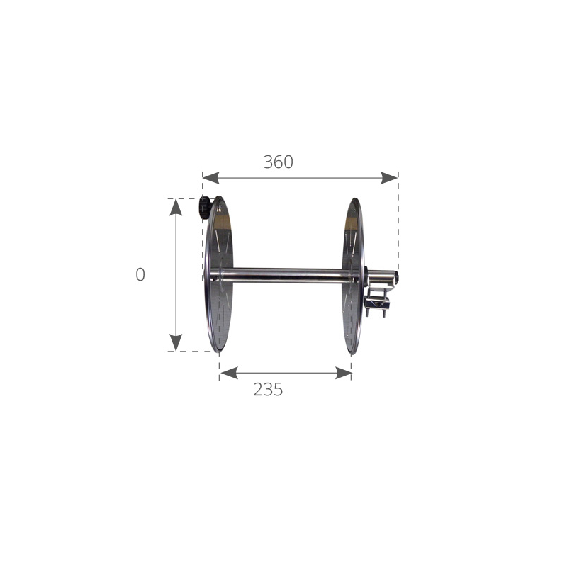 Rullo Avvolgicima RULLO AVVOLGI CIMA INOX Douglas Marine (acq.min. unità) - immagine 2