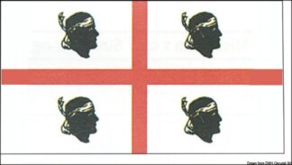 Bandiera Sardegna 30 x 45 cm - 35.443.02 Osculati Segnavento, bandiere, portachiavi