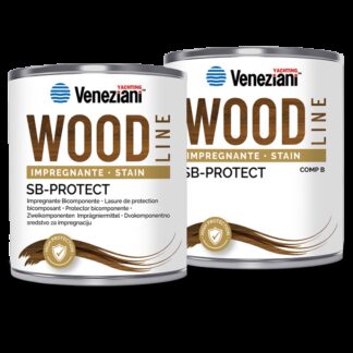 Impregnante e Vernici per Legno SB-PROTECT BICOMPONENTE LT.1 Veneziani (acq.min. unità)