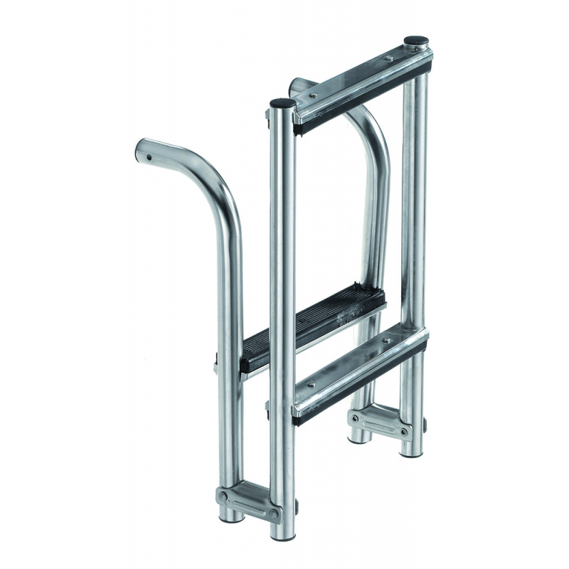 Scalette Pieghevoli SCALETTA INOX 3 GRADINI mm 800x270 (acq.min. unità) - immagine 2