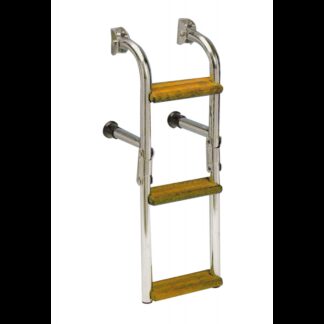 Scalette Pieghevoli SCALETTA INOX/LEGNO 5 GR. 1300x270 (acq.min. unità)