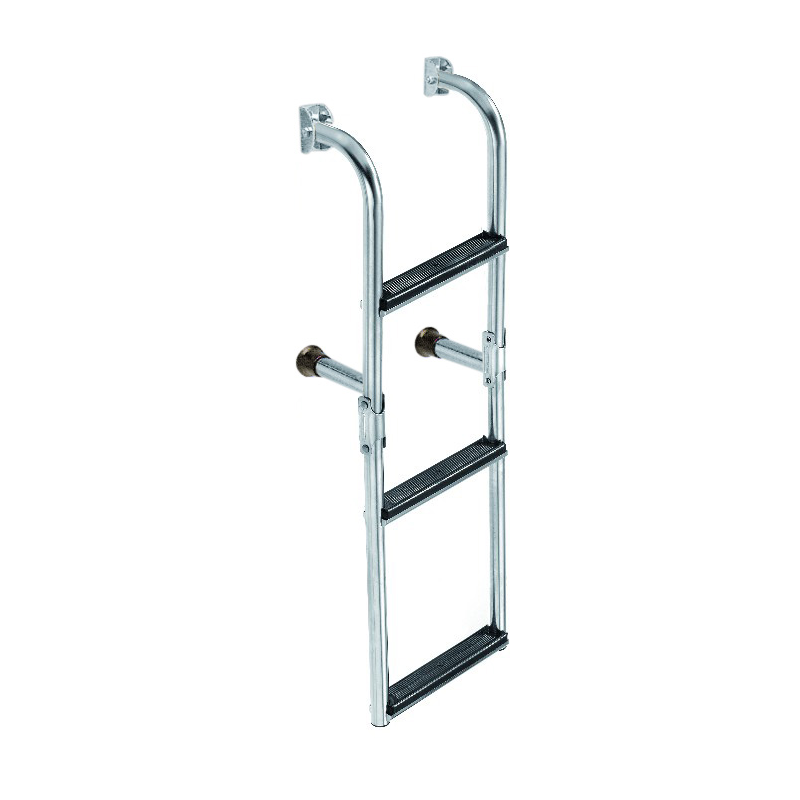 Scalette Pieghevoli SCALETTA INOX 3 GRADINI mm 800x270 (acq.min. unità)