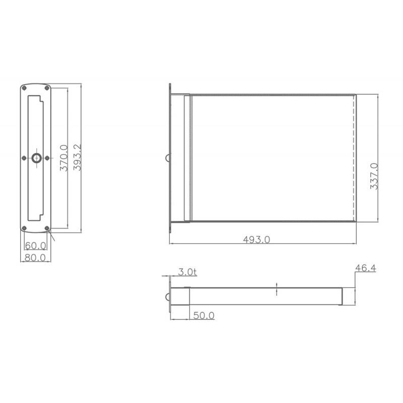 Scalette Telescopiche SCALETTA INOX AD INCASSO 4 GRADINI (acq.min. unità) - immagine 2