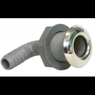 Scarichi e Ombrinali in Ottone,Inox SCARICO PVC/INOX CURVO Ø MM. 25 Marine Town (acq.min. unità)