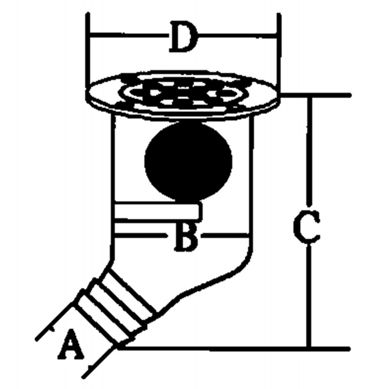 Scarichi e Ombrinali in Ottone,Inox SCARICO INOX PER DOCCIA (acq.min. unità) - immagine 2