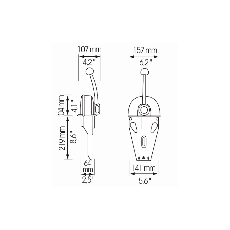 Scatole Comando SCATOLA COMANDO B103 MONOLEVA Ultraflex (acq.min. unità) - immagine 2