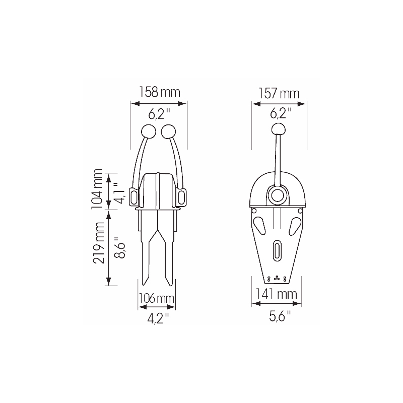 Scatole Comando SCATOLA COMANDO B104 BILEVA Ultraflex (acq.min. unità) - immagine 2