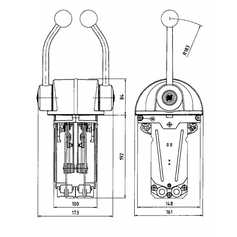 Scatole Comando SCATOLA COMANDO B302 X 2 MOTORI Ultraflex (acq.min. unità) - immagine 2