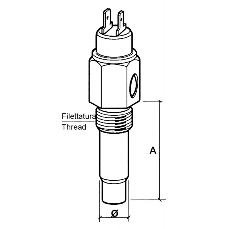 Sensori Temperatura e Pressione SENSORE TEMP. ACQUA M14 x 1,5 (acq.min. unità) - immagine 2