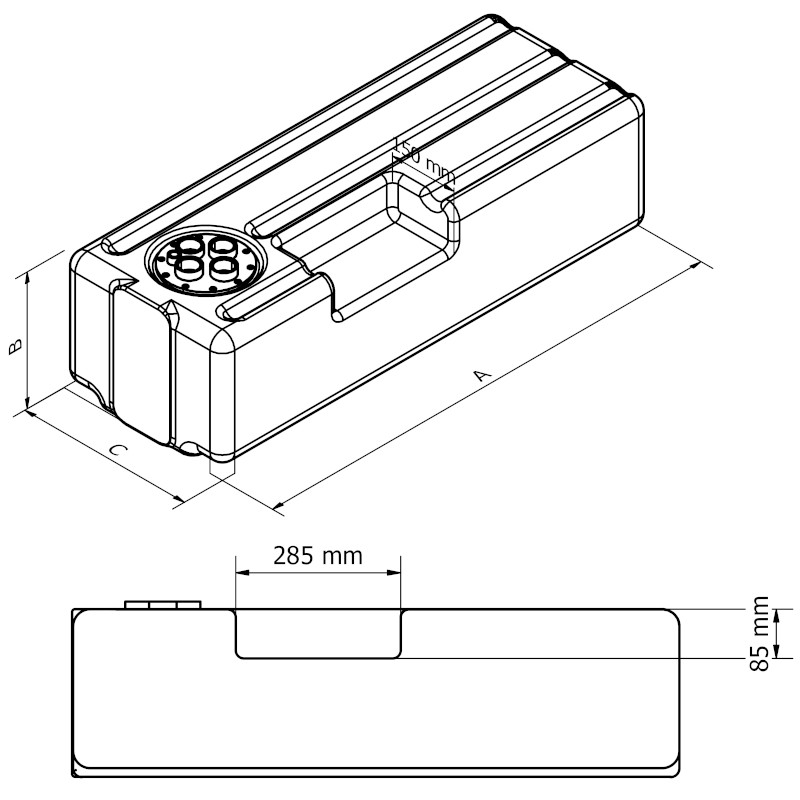 Serbatoi Acque Nere SERBATOIO ACQUE NERE LT.41 Can Sb (acq.min. unità) - immagine 2