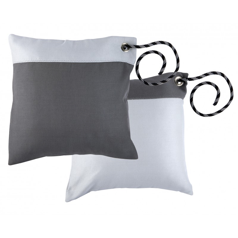 Sedute e Cuscini SET 2 CUSCINI GRIGIO/BIANCO Marine Business (acq.min. unità)