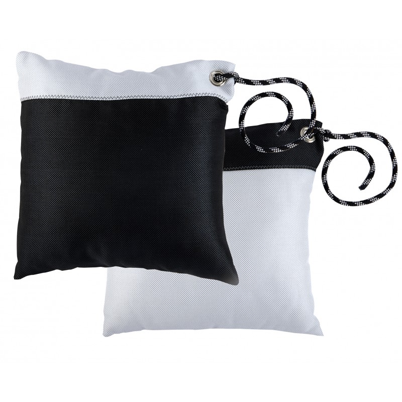 Sedute e Cuscini SET 2 CUSCINI NERO/BIANCO Marine Business (acq.min. unità)