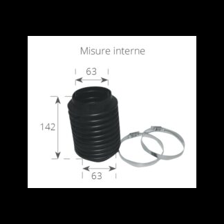 Soffietti, Manicotti Mercruiser SOFFIETTO GAS SCARICO Finnord (acq.min. unità)