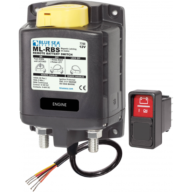 Solenoidi, Relè Automatici SOLENOIDE BISTABILE ML 12V Blue Sea (acq.min. unità)