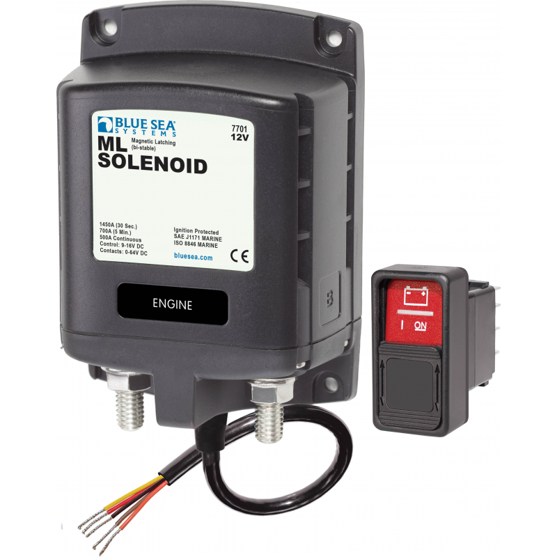 Solenoidi, Relè Automatici SOLENOIDE BIST. SERIE ML 24V BULK Blue Sea (acq.min. unità)