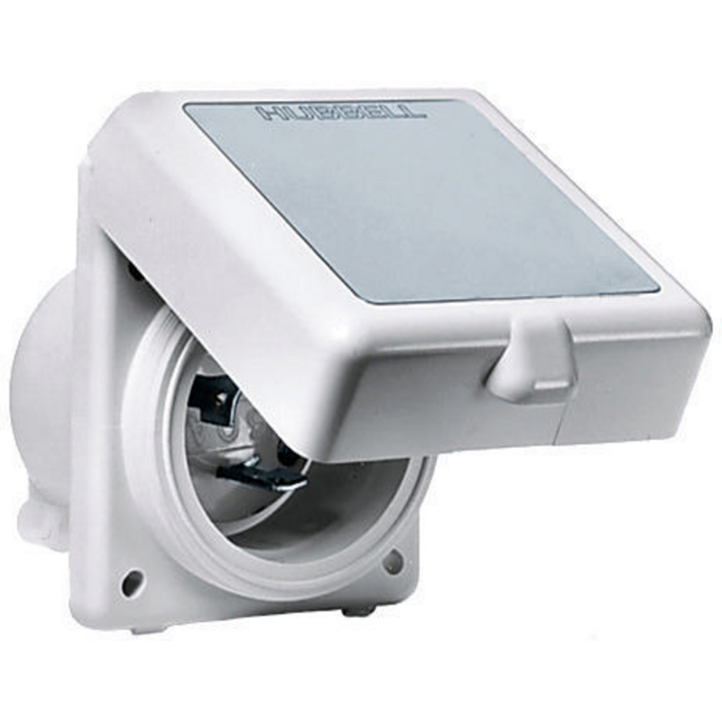 Prese, Spine da Banchina Hubbel SPINA PVC BIANCO 16 AMP. Hubbell (acq.min. unità)