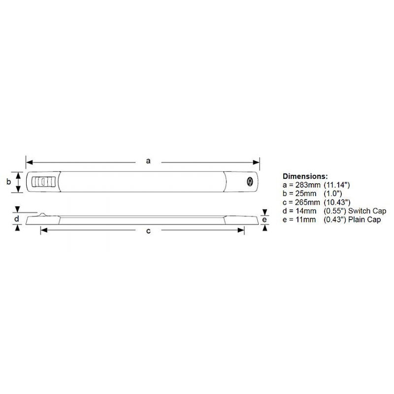 Strip Led STRIP LED BIANCO CALDO/ROSSO 24V Hella marine (acq.min. unità) - immagine 2