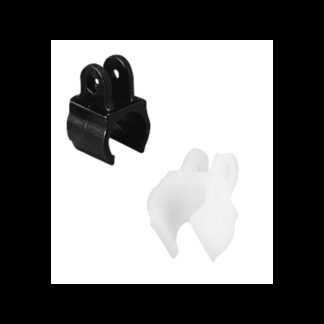 Accessori per Capottine SUPPORTO A FORCELLA BIANCO PER TUBO Nuova Rade (acq.min. unità)
