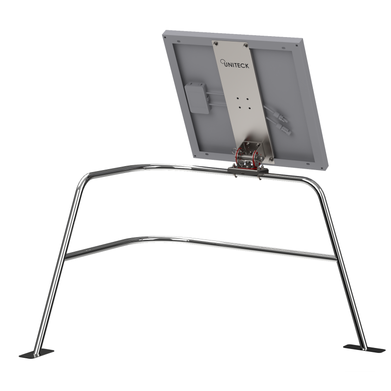 Pannelli Fotovoltaici SUPPORTO BALCONE PER PANNELLO 50W Uniteck (acq.min. unità)