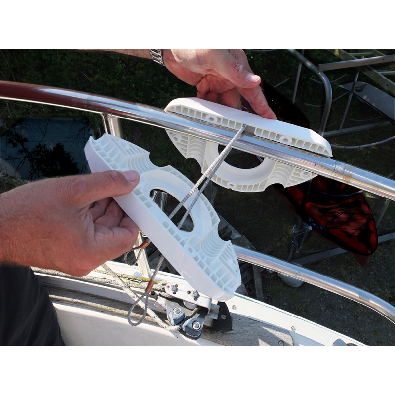 Supporti Motore SUPPORTO MOTORE FUORIBORDO BIANCO Plastimo (acq.min. unità) - immagine 3